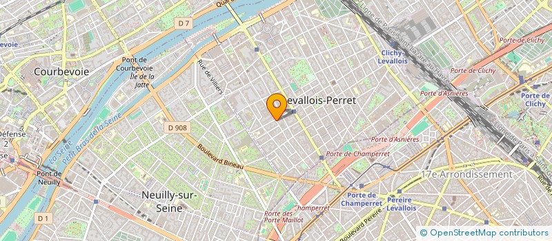 localisation de l'entreprise TRAIT D'UNION-TAGMAT  LEVALLOIS-PERRET