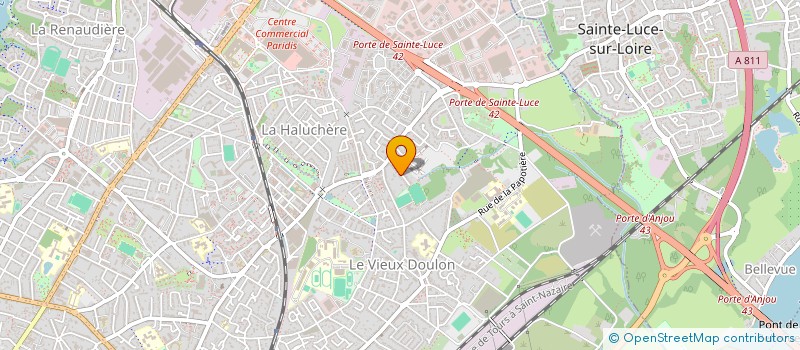 localisation de l'entreprise TRAIT GRAPHIQUE  NANTES