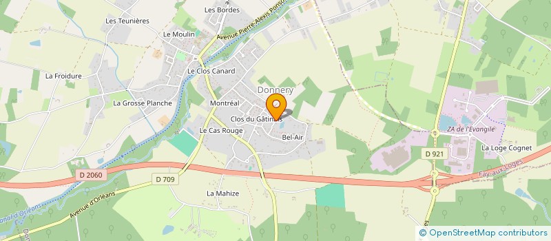 localisation de l'entreprise TRAIT SERVICE 45  DONNERY