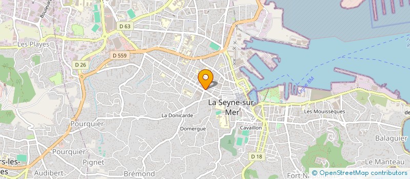 localisation de l'entreprise TRAITAIR ENGINEERING à LA SEYNE-SUR-MER