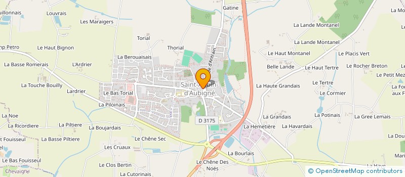 localisation de l'entreprise TRAITEMENT BATI SERVICES à SAINT-AUBIN-D'AUBIGNE