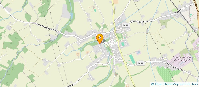 localisation de l'entreprise TRAITEMENT DE LA PAYE  MIREMONT