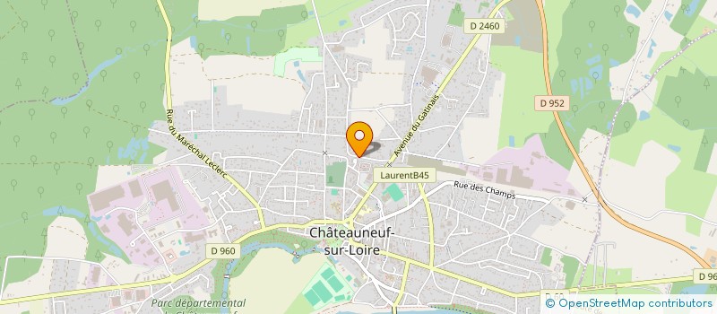 localisation de l'entreprise TRAITEMENT DE SAVEURS TRAITEUR à CHATEAUNEUF-SUR-LOIRE