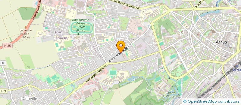 localisation de l'entreprise TRAITEMENT DE SURFACE ET APPLICATIONS à ARRAS