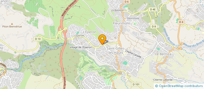 localisation de l'entreprise TRAITEMENT DES BATTERIES DE LA REUNION (A.T.B.R.) à SAINT-PAUL