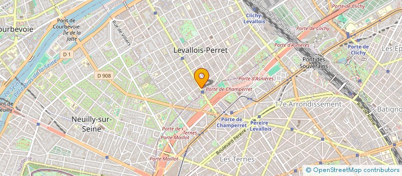 localisation de l'entreprise TRAITEMENT DES DONNEES CHIFFREES HOLDING à LEVALLOIS-PERRET