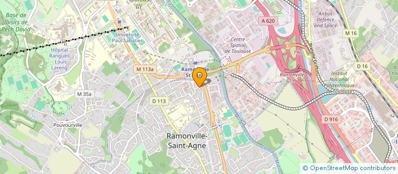 localisation de l'entreprise TRAITEMENT DU BOIS SERVICES HABITAT à RAMONVILLE-SAINT-AGNE