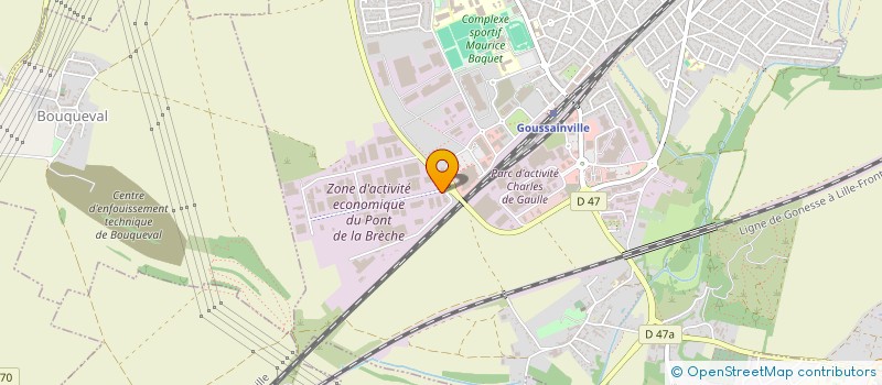 localisation de l'entreprise TRAITEMENT EQUIPEMENTS ELECTRON SECURITE à GOUSSAINVILLE