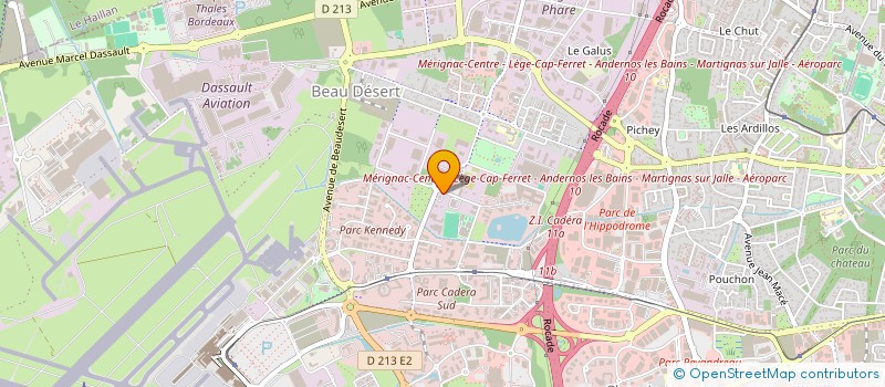 localisation de l'entreprise TRAITEMENT ET ISOLATION DU BATIMENT à MERIGNAC