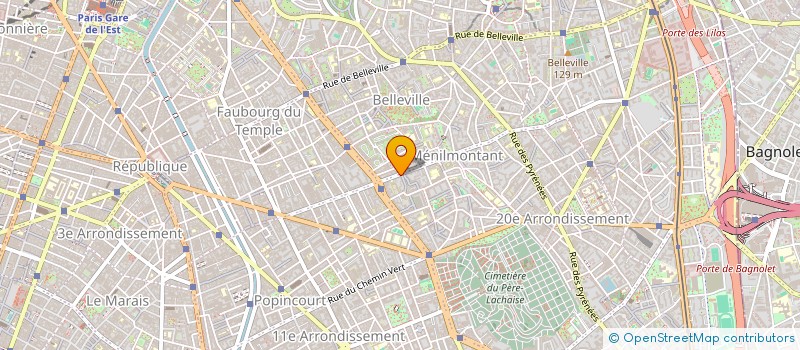 localisation de l'entreprise TRAITEMENT GEST INFORMATIQUE  PARIS