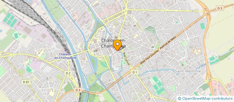 localisation de l'entreprise TRAITEMENT INDUSTRIEL à CHALONS-EN-CHAMPAGNE