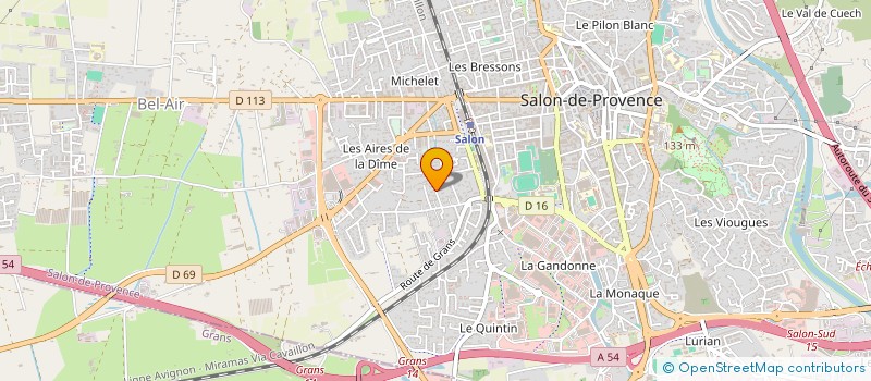 localisation de l'entreprise TRAITEMENT INFORMATIQUE DU SUD EST  SALON-DE-PROVENCE