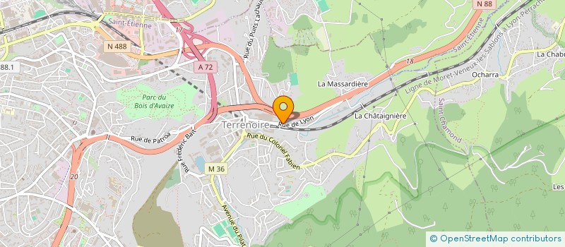 localisation de l'entreprise TRAITEMENT THERMIQUE DE TERRENOIRE TTT à SAINT-ETIENNE