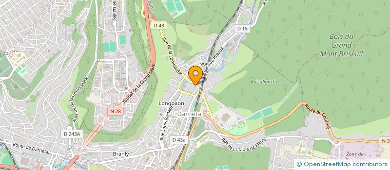 localisation de l'entreprise TRAITEMENTS DES BOIS ROUENNAIS à DARNETAL