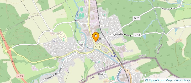 localisation de l'entreprise TRAITEUR A LUDO à DELLE