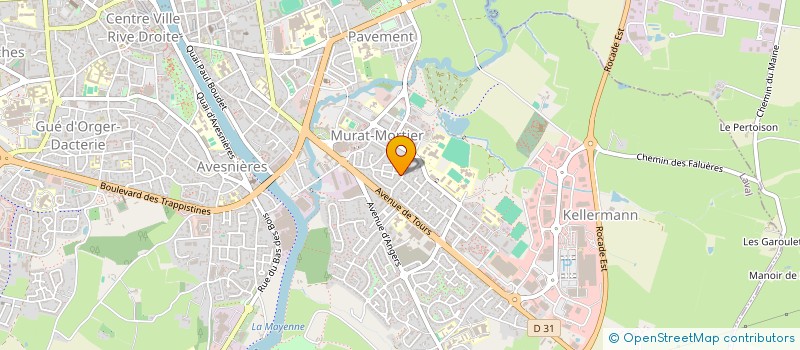 localisation de l'entreprise TRAITEUR AICHA à LAVAL