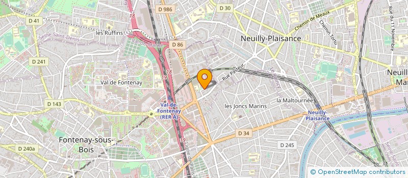 localisation de l'entreprise TRAITEUR AL AMIR à FONTENAY-SOUS-BOIS