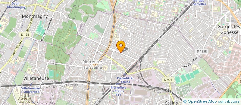 localisation de l'entreprise TRAITEUR ARIE SARL à PIERREFITTE-SUR-SEINE
