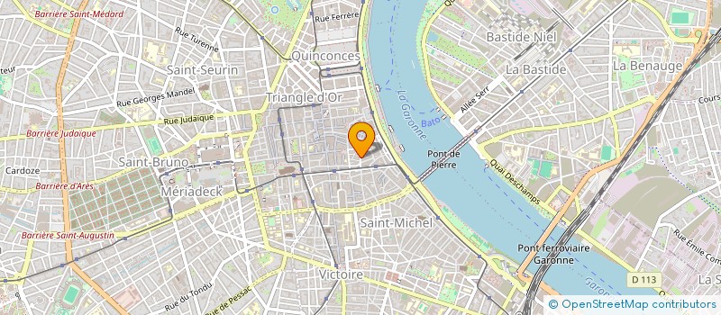 localisation de l'entreprise TRAITEUR BUI  BORDEAUX