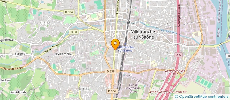 localisation de l'entreprise TRAITEUR CALADOIS à VILLEFRANCHE-SUR-SAONE