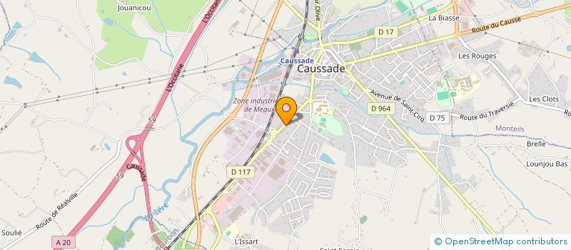 localisation de l'entreprise TRAITEUR CHABALIER  CAUSSADE