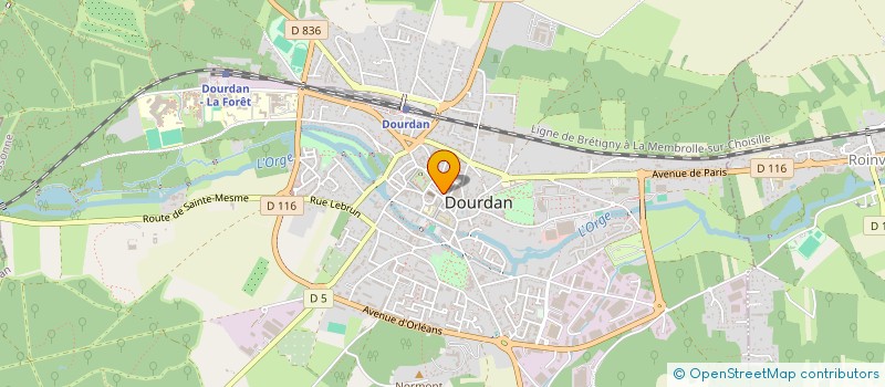 localisation de l'entreprise TRAITEUR D'ASIE DU CHATEAU à DOURDAN