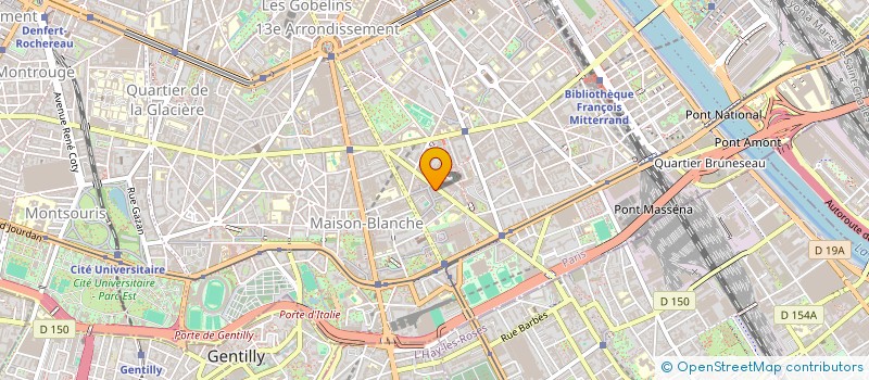localisation de l'entreprise TRAITEUR D'IVRY à PARIS