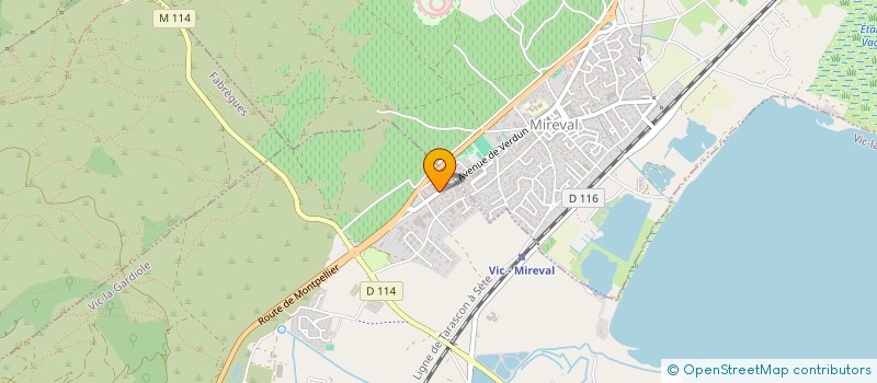 localisation de l'entreprise TRAITEUR DE LA GARDIOLE  VIC-LA-GARDIOLE