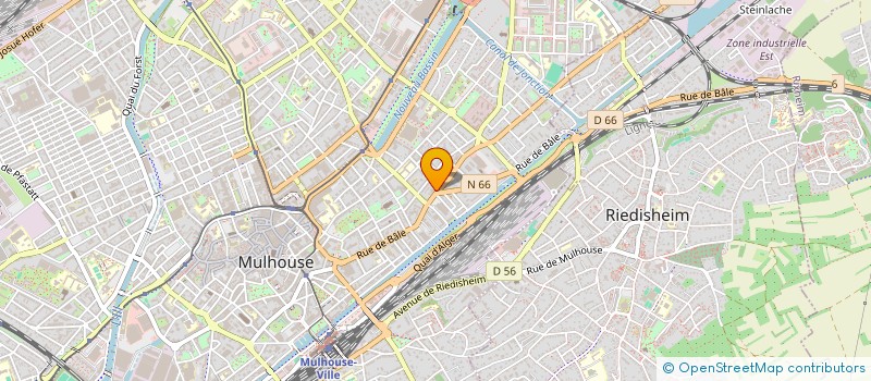 localisation de l'entreprise TRAITEUR DU BOLLWERK  MULHOUSE