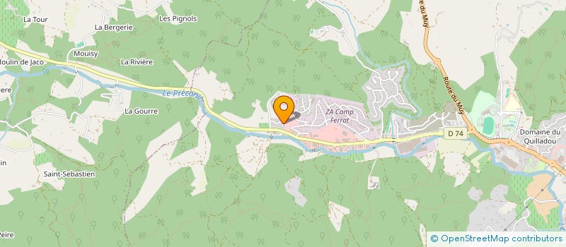 localisation de l'entreprise TRAITEUR DU GOLFE à SAINTE-MAXIME