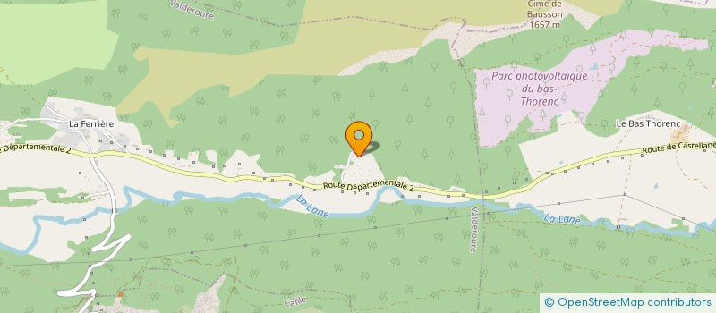 localisation de l'entreprise TRAITEUR ET SAVEURS  VALDEROURE