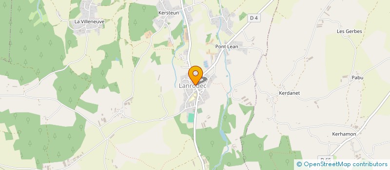 localisation de l'entreprise TRAITEUR EVENEMENTIEL MALLET à LANRODEC