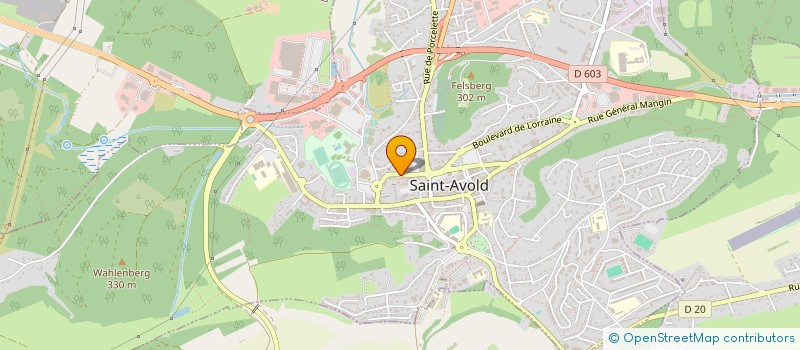 localisation de l'entreprise TRAITEUR FITOUSSI SARL à SAINT-AVOLD