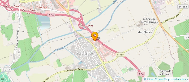 localisation de l'entreprise TRAITEUR GRAND 30  CAISSARGUES