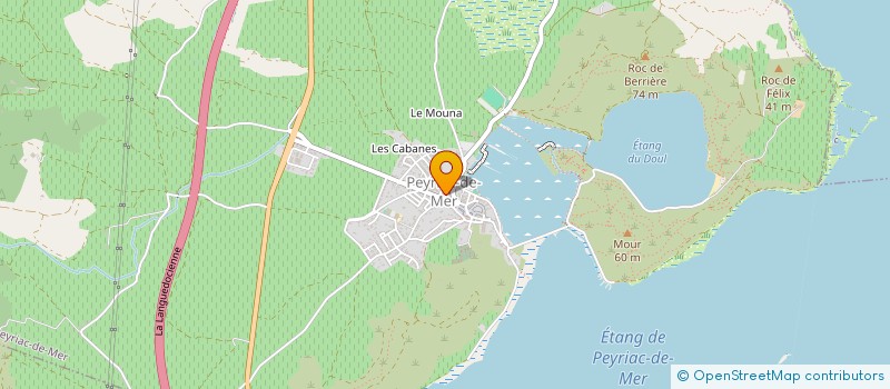 localisation de l'entreprise TRAITEUR GUIRAUD  PEYRIAC-DE-MER