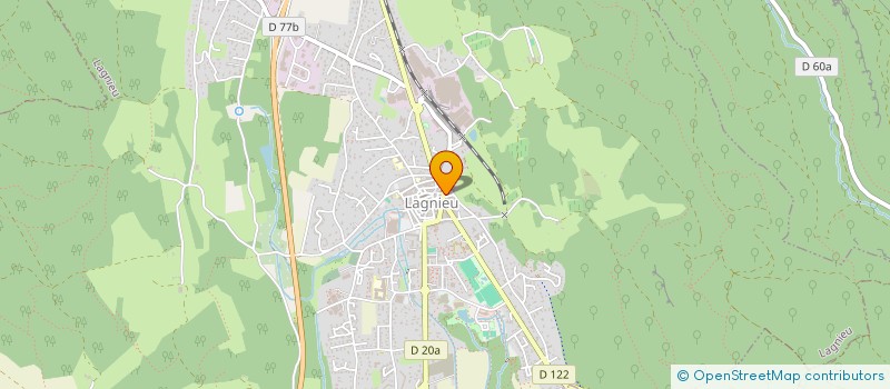 localisation de l'entreprise TRAITEUR L'ESCALE à LAGNIEU