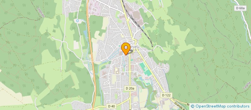 localisation de l'entreprise TRAITEUR L'EVENEMENT à LAGNIEU