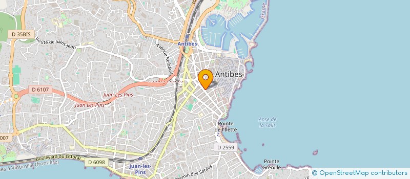 localisation de l'entreprise TRAITEUR LE COSY à ANTIBES