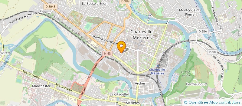 localisation de l'entreprise TRAITEUR LES 3 SALAZES à CHARLEVILLE-MEZIERES