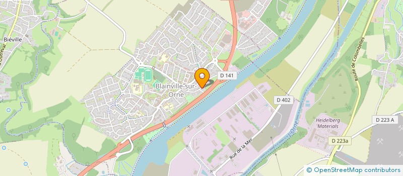 localisation de l'entreprise TRAITEUR METS DELICES  BLAINVILLE-SUR-ORNE