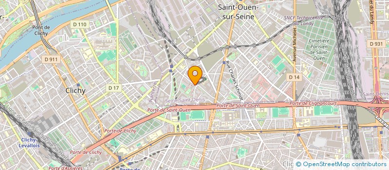 localisation de l'entreprise TRAITEUR MODERNE à SAINT-OUEN-SUR-SEINE