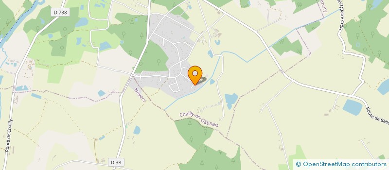 localisation de l'entreprise TRAITEUR PANNOIS à CHAILLY-EN-GATINAIS
