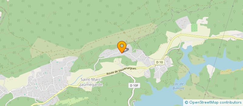 localisation de l'entreprise TRAITEUR SAINTE VICTOIRE  SAINT-MARC-JAUMEGARDE