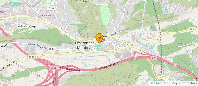 localisation de l'entreprise TRAITEURS SAVEURS D'ASIE à LES PENNES-MIRABEAU