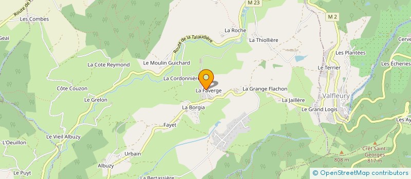 localisation de l'entreprise TRAITPLUS à LA GRAND-CROIX