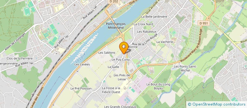 localisation de l'entreprise TRAITS COMM'UNS à BLOIS