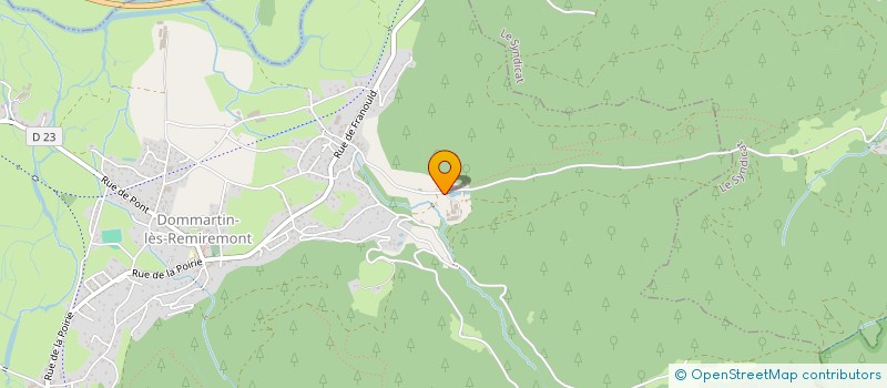 localisation de l'entreprise TRAITS D'ESPRITS  DOMMARTIN-LES-REMIREMONT