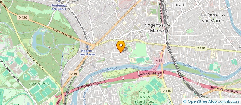 localisation de l'entreprise TRAITS D'UNION  NOGENT-SUR-MARNE