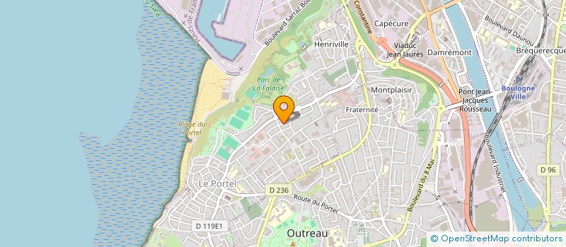 localisation de l'entreprise TRAITS D UNION  LE PORTEL