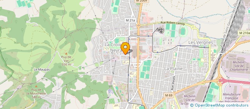 localisation de l'entreprise TRAITS D UNION  CLERMONT-FERRAND